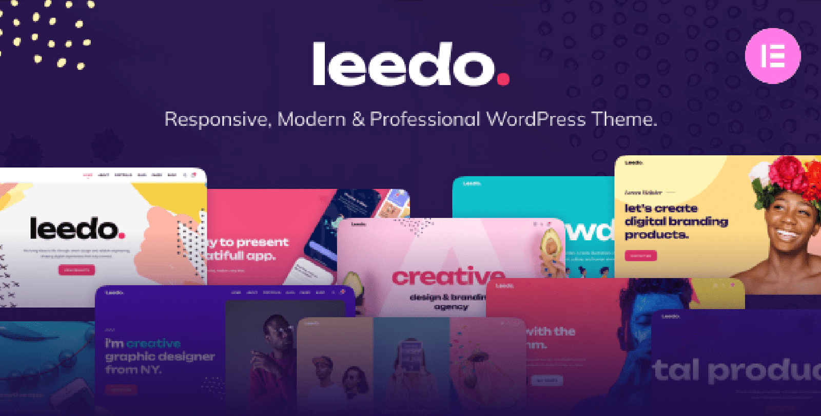 Leedo – Modern, Colorful & Creative Portfolio