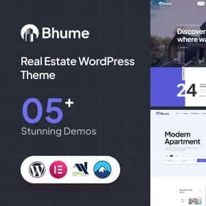 Bhume – Real Estate WordPress Theme