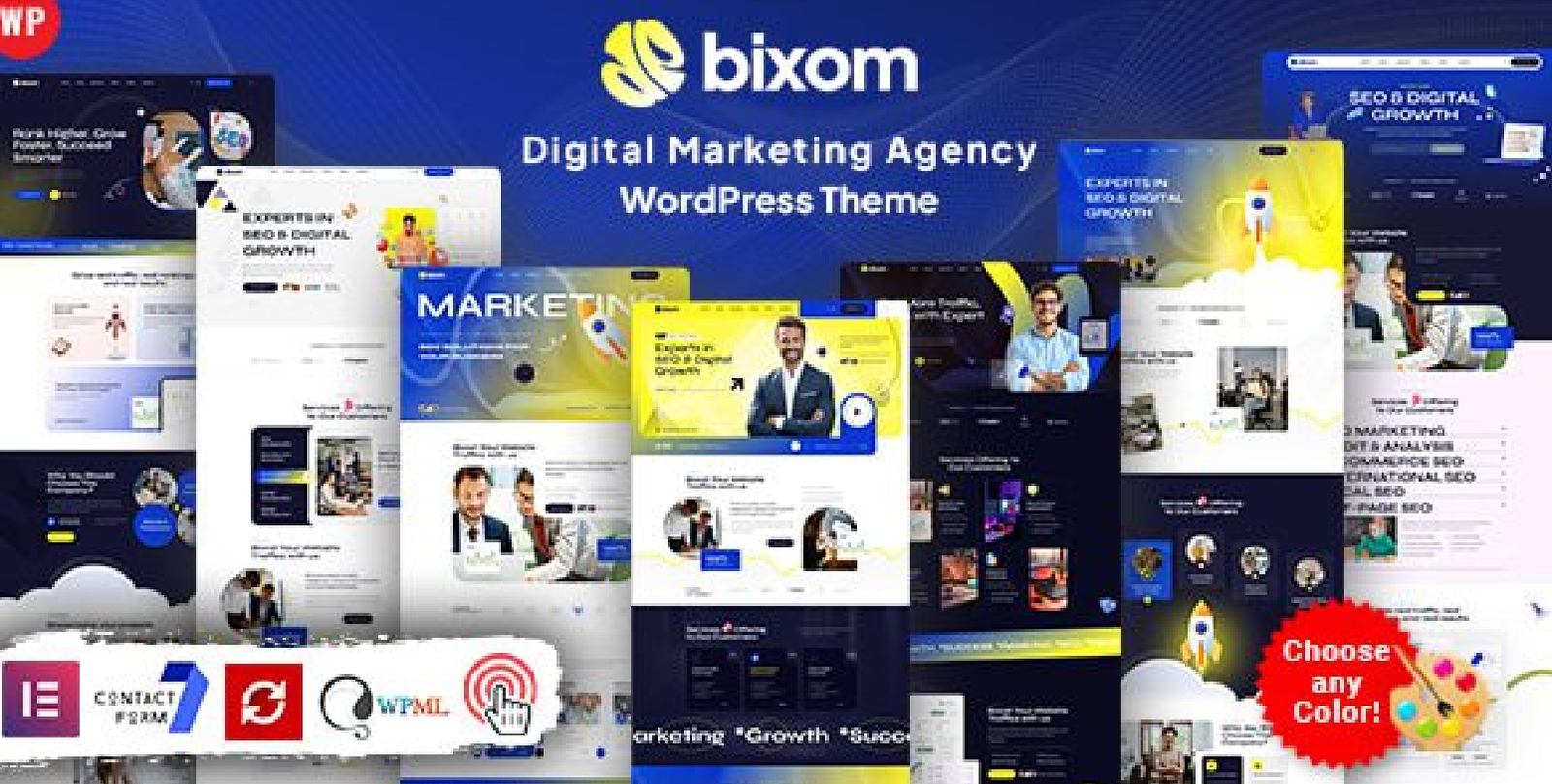 Bixom – Digital Agency WordPress Theme