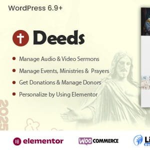 Deeds – The Best Church WordPress Theme