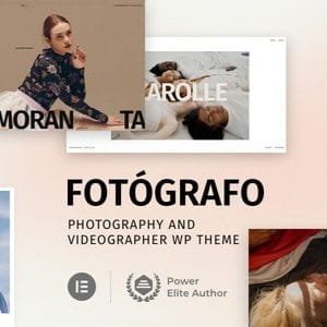Fotógrafo – Photography Videographer WordPress Theme