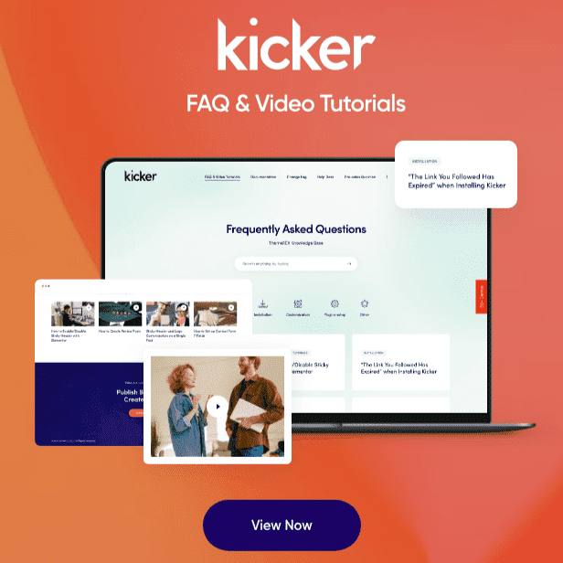 Kicker – Blog Magazine Theme