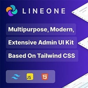Lineone - Tailwind CSS Admin Template, HTML + Laravel