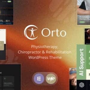 Orto – Physiotherapy, Chiropractor & Rehabilitation WordPress Theme