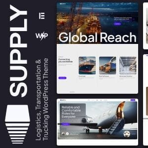 Supply – Logistics, Transportation & Trucking WordPress Theme